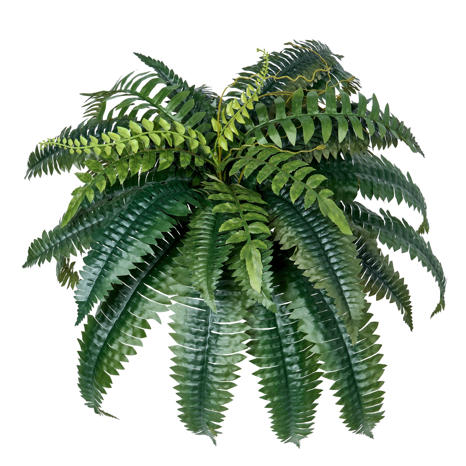 Artificial Boston Ferns Plastic Indoor Outdoor Decorative Plants_voghion.com